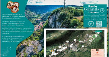 Roquefort, caves, brochure, Pays du Roquefort
