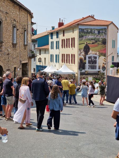 Une ambiance joyeuse dans les ruelles de Roquefort