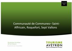 Etat des lieux Communauté de Communes Saint-Affricain, Roquefort, Sept Vallon