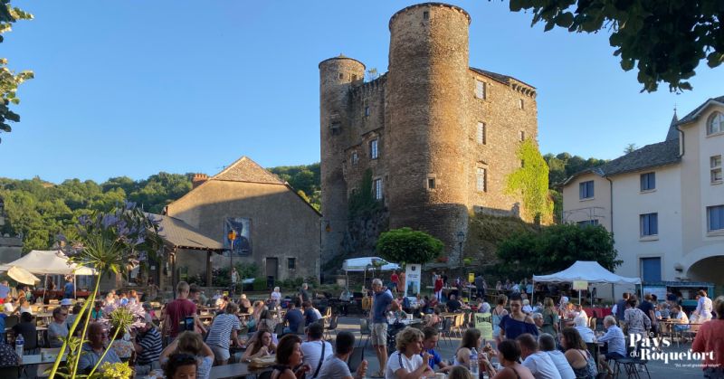 Marché nocturne de Coupiac