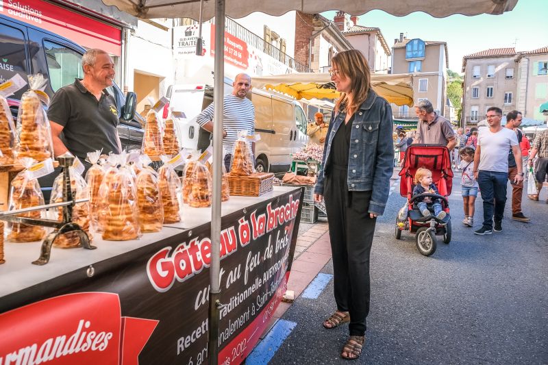 Marché samedi matin de Saint-Affrique