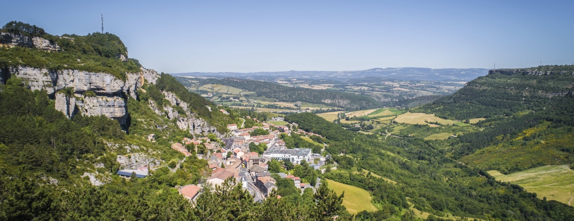 Roquefort-sur-soulzon, vue d'en haut, Steloweb