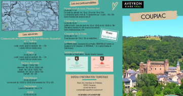 Coupiac city map