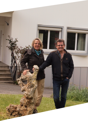 Christine et Christophe, Gite aux Tourterelles