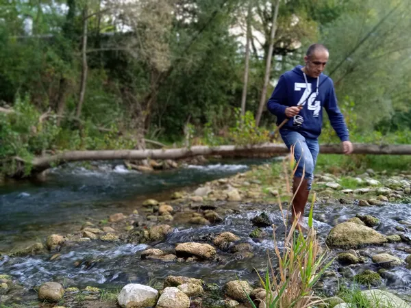 La Sorgues à Versols (lâchers de truites)