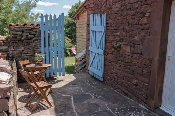 Accès au jardin du Penty