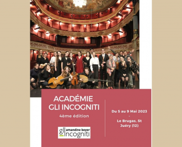 Concert avec l'Académie Gli Incogniti
