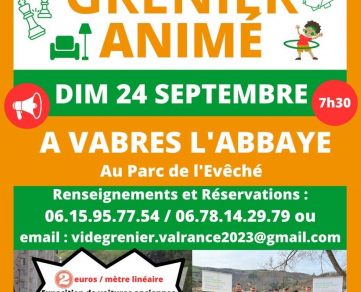 Vide grenier animé