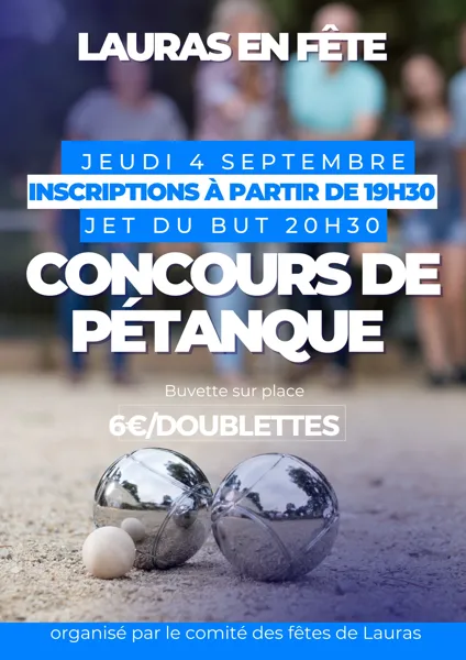 Concours de Pétanque