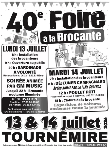 40 ème Foire à la brocante