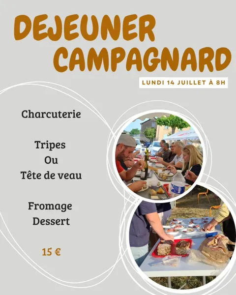 Déjeuner campagnard