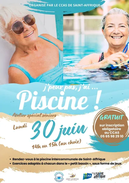 Atelier piscine pour les Séniors