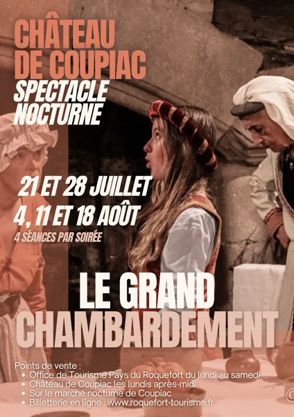 Affiche spectacle nocturne : LE GRAND CHAMBARDEMENT