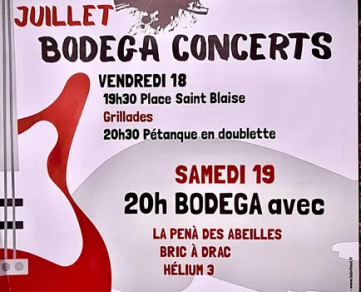 Bodéga concerts