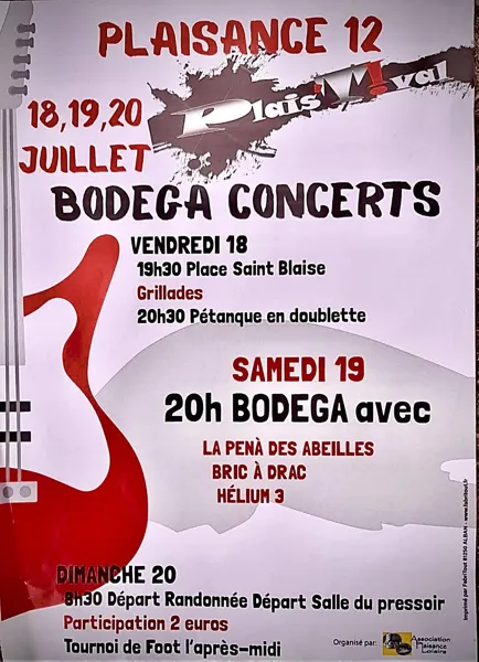Bodéga concerts