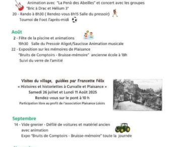 Visites guidées du village