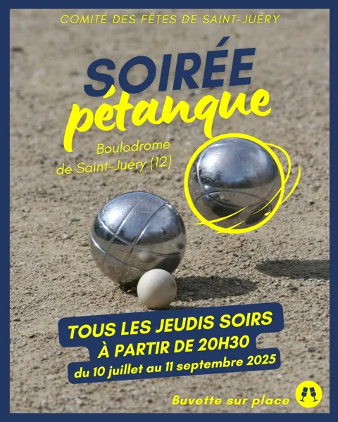 Soirée pétanque