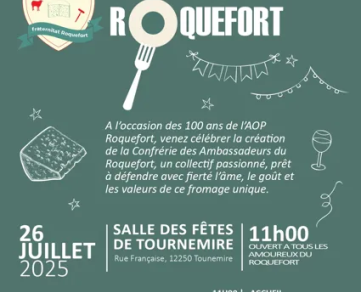 Repas Confrérie "Les Ambassadeurs du Roquefort"