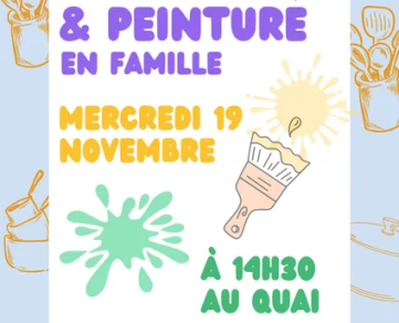 Atelier cuisine et peinture
