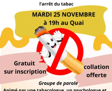 Soirée d'information et d'échange sur le tabac