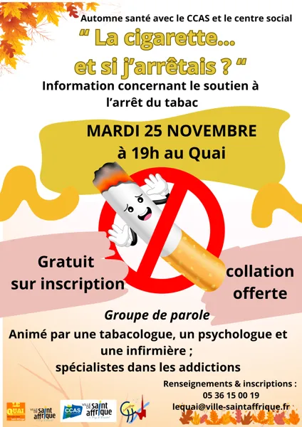 Soirée d'information et d'échange sur le tabac