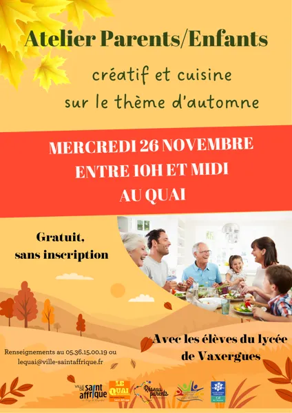Atelier créatif et cuisine