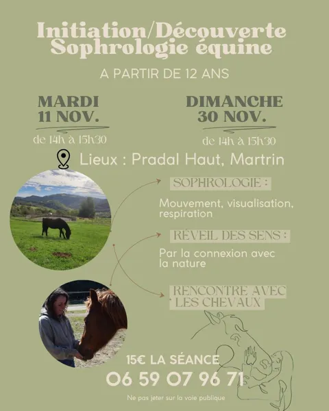 Initiation Sophrologie équine