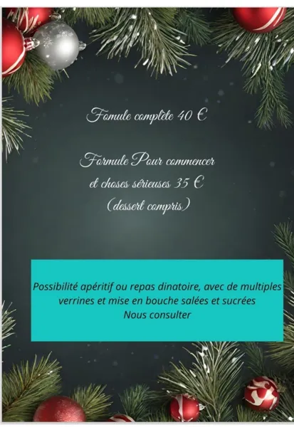 Menu de fêtes