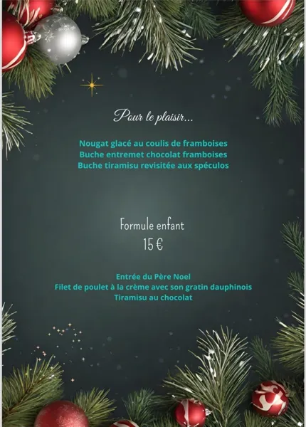 Menu de fêtes