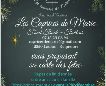 Menu de Fêtes à emporter