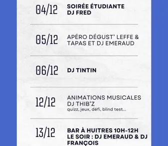 Soirée Animations Musicales