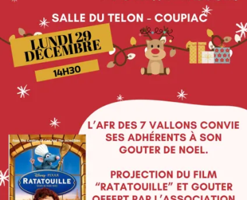 Projection du film "Ratatouille" et Goûter de Noël