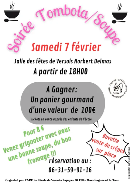 Soirée Tombola / Soupe