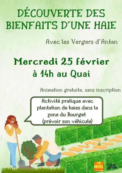 Atelier : comprendre et planter des haies