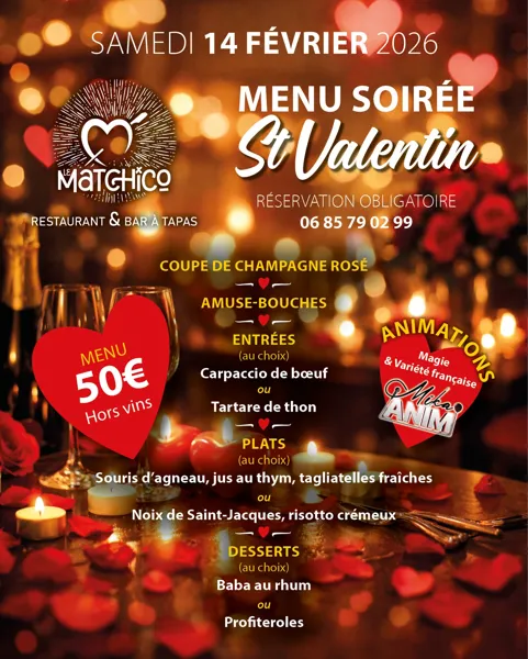 Repas Saint Valentin