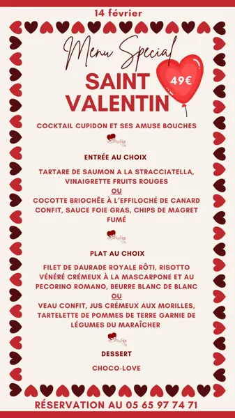 MENU ST VALENTIN