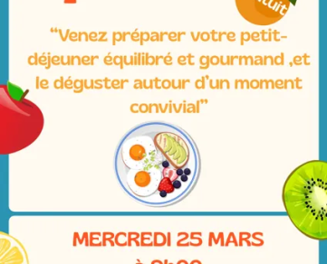 Petit déjeuner équilibré