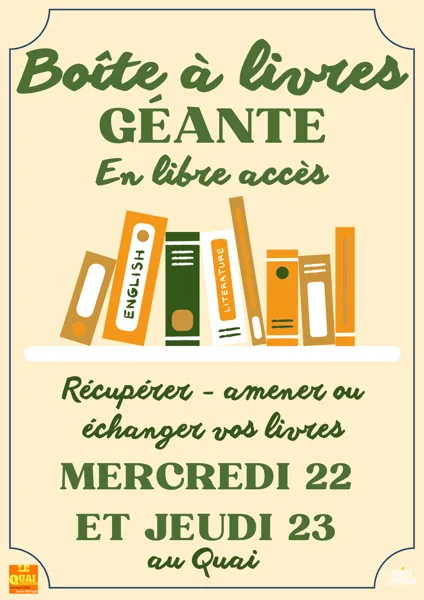 Boîte à livres géante