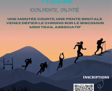 Le Biscomur : course pédestre de côte