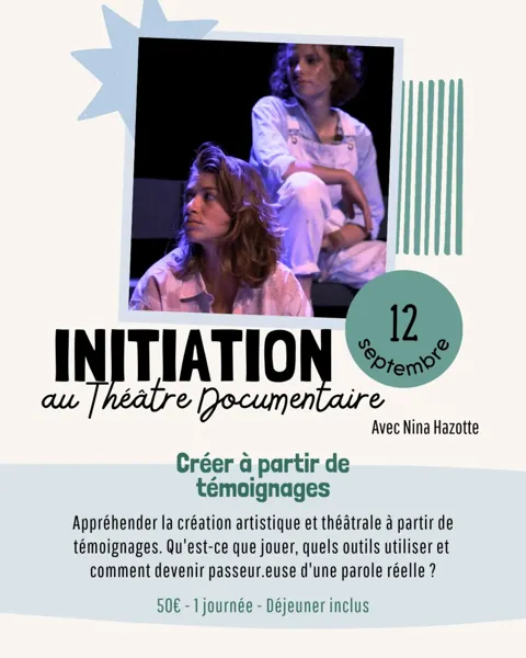 Initiation au théâtre
