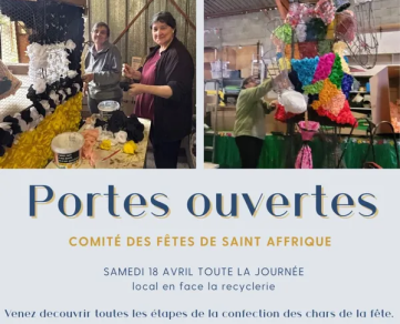 Portes ouvertes du Comité des Fêtes