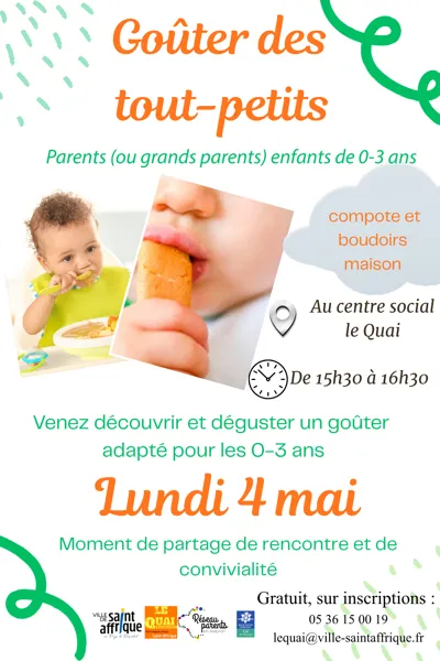 Goûter des tout-petits