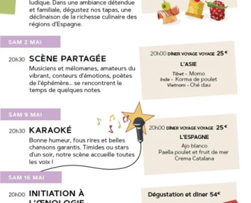 Dégustation et Dîner