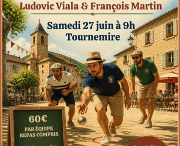 Concours de pétanque : Challenge Ludovic Viala & François Martin