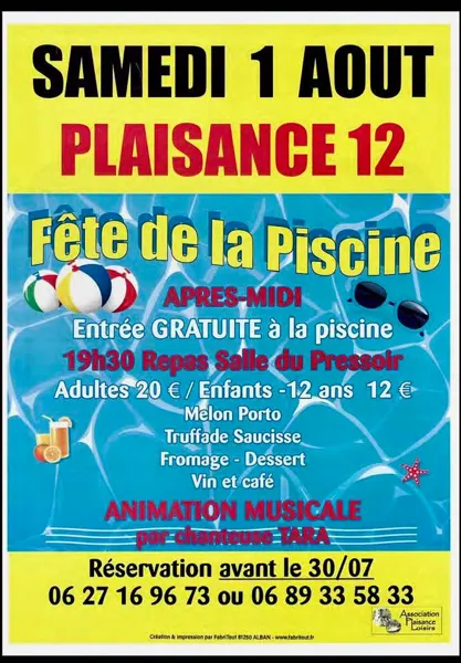 Fête de la piscine