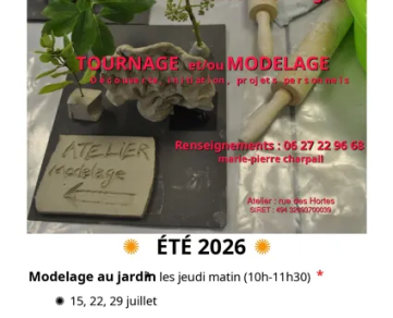 Atelier KréAmik : Tournage et Modelage