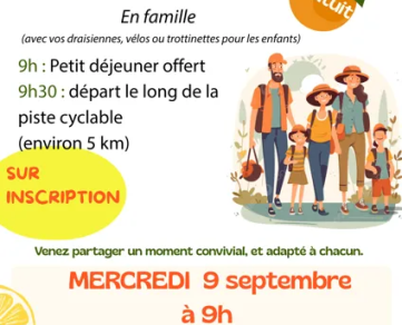 Petit-déjeuner sportif en famille