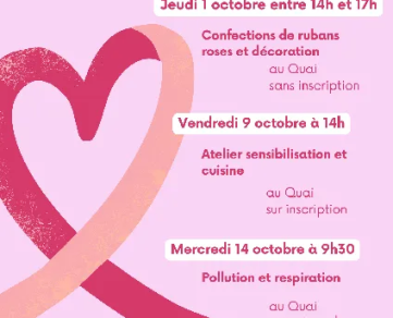 Atelier créatif pour Octobre Rose