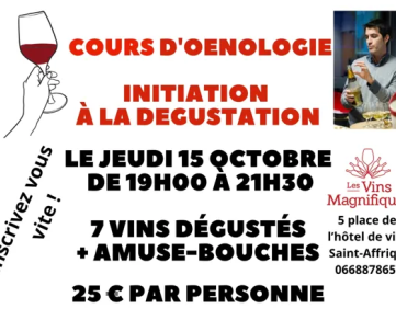 Cours d'œnologie